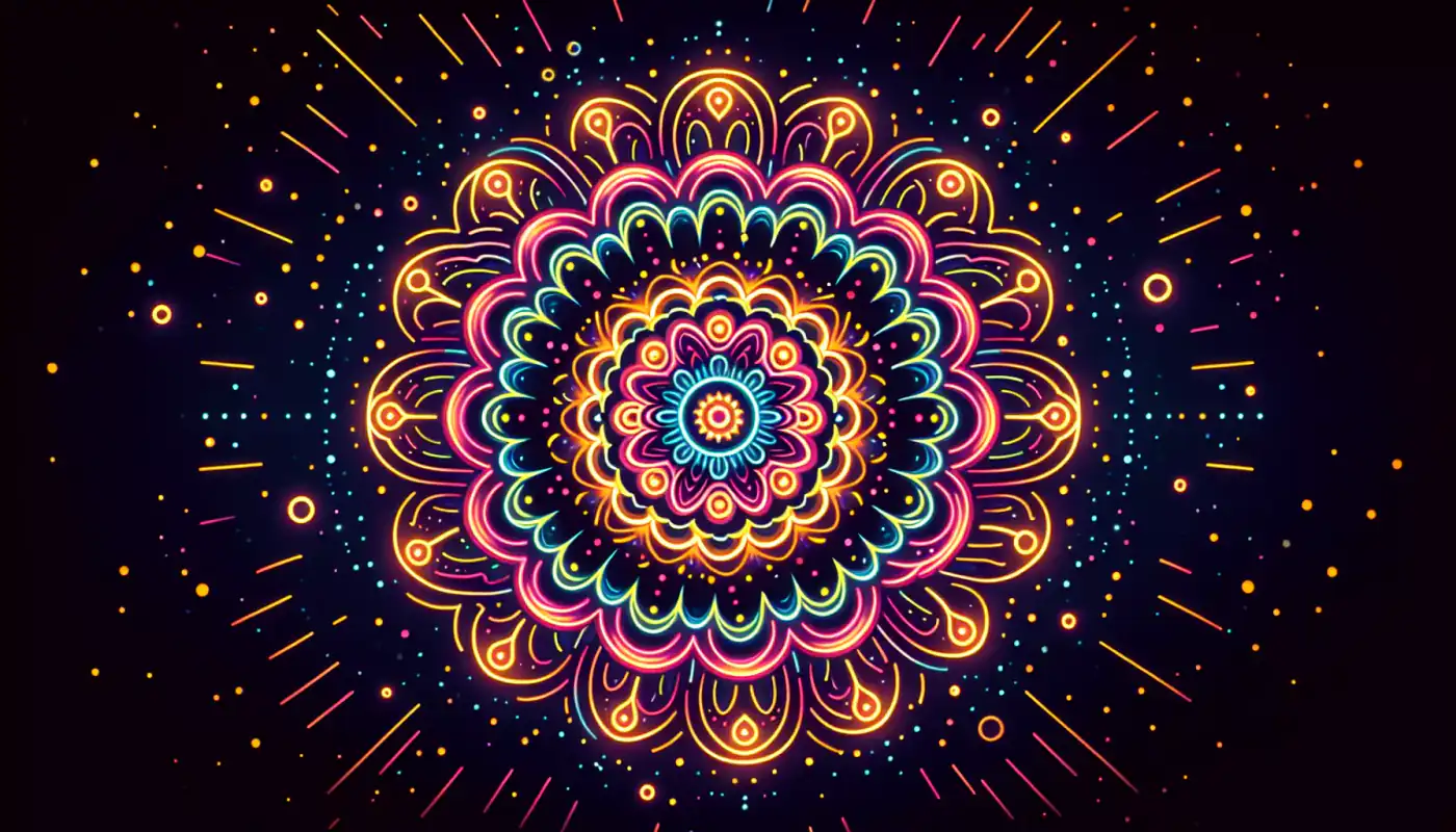 Creating visual elements to accompany psytrance music